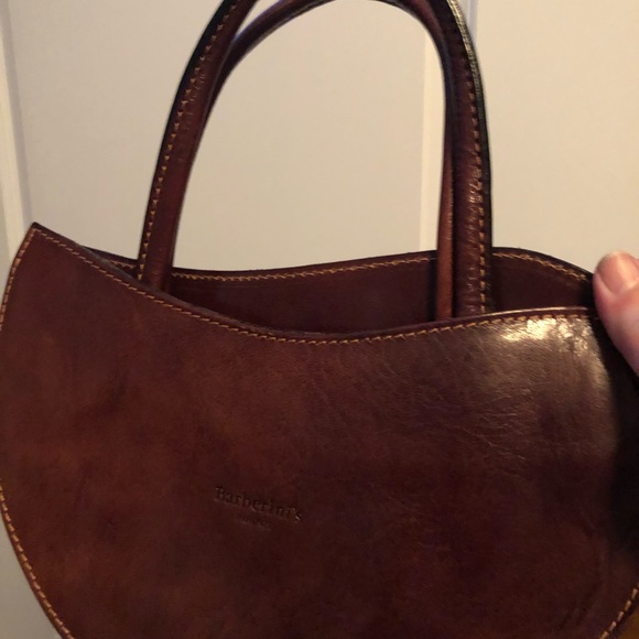 Beautiful Italian Leather Handbag Small Barbarini - Picture 4 of 6